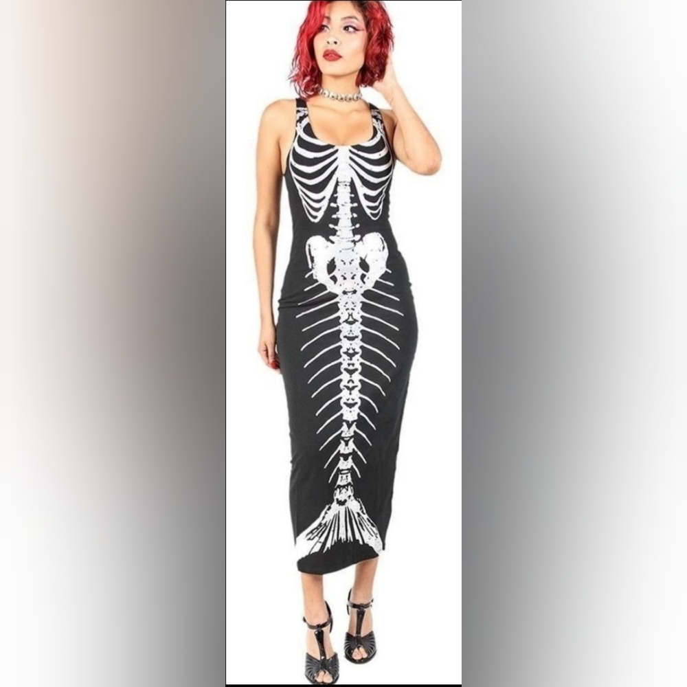 Iron Fist deep bone iridescent dress. NOT mesh